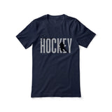 Personalized Hockey Shirt With Modern Bold Design on a Unisex T-Shirt