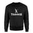 Basic Tennis with Tennis Player Icon on a Sweatshirt with a White Graphic