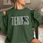 Personalized Tennis on a Sweatshirt With Modern Bold Design and Tennis Player Name on Sleeve on a Sweatshirt