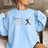 Personalized Softball on a Sweatshirt With Modern Bold Design and Softball Player Name on Sleeve on a Sweatshirt