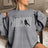 Personalized Hockey on a Sweatshirt With Modern Bold Design and Hockey Player Name on Sleeve on a Sweatshirt