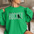 Personalized Hockey on a Sweatshirt With Modern Bold Design and Hockey Player Name on Sleeve on a Sweatshirt
