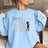 Personalized Golf on a Sweatshirt With Modern Bold Design and Golfer Name on Sleeve on a Sweatshirt