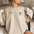 Personalized Cheer on a Sweatshirt With Modern Bold Design and Cheerleader Name on Sleeve on a Sweatshirt