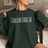 Personalized Cheer on a Sweatshirt With Modern Bold Design and Cheerleader Name on Sleeve on a Sweatshirt
