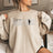 Personalized Basketball on a Sweatshirt With Modern Bold Design and Basketball Player Name on Sleeve on a Sweatshirt
