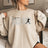 Personalized Baseball on a Sweatshirt With Modern Bold Design and Baseball Player Name on Sleeve on a Sweatshirt