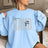 Personalized Band on a Sweatshirt With Modern Bold Design and Musician Name on Sleeve on a Sweatshirt