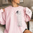 Personalized Wrestling Mom on a Sweatshirt With Mascot, Icon, and Wrestler Name on Sleeve on a Sweatshirt