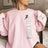 Personalized Shot put Mom on a Sweatshirt With Mascot, Icon, and Shot putter Name on Sleeve on a Sweatshirt