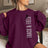 Personalized Shot put Mom on a Sweatshirt With Mascot, Icon, and Shot putter Name on Sleeve on a Sweatshirt