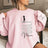 Personalized Golf Mom on a Sweatshirt With Mascot, Icon, and Golfer Name on Sleeve on a Sweatshirt
