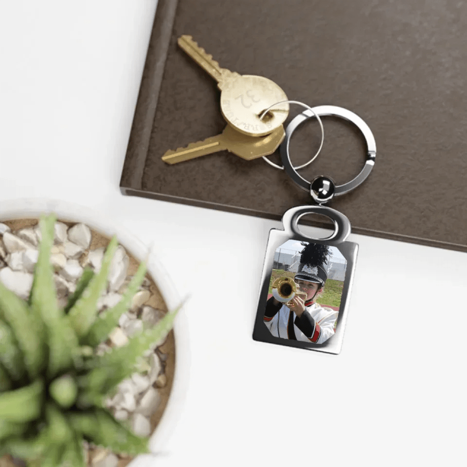 Custom Musician Photo Key Ring