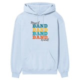 Personalized Band Band Band on a Hoodie With Mascot and Musician Name on a Hoodie