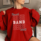 Custom Band on a Sweatshirt With Mascot and Musician Name on a Sweatshirt