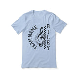 Personalized Band Shirt With Team and Musician Name on a Unisex T-Shirt