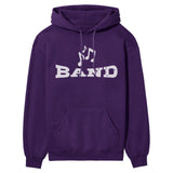 Basic Band with Musician Icon on a Hoodie with a White Graphic