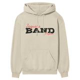 Custom Band Mascot and Musician Name on a Hoodie with a Black Graphic