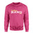 Custom Band Mascot and Musician Name on a Sweatshirt with a White Graphic
