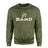Basic Band with Musician Icon on a Sweatshirt with a White Graphic