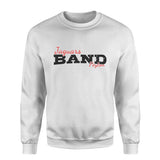 Custom Band Mascot and Musician Name on a Sweatshirt with a Black Graphic