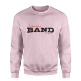 Custom Band Mascot and Musician Name on a Sweatshirt with a Black Graphic