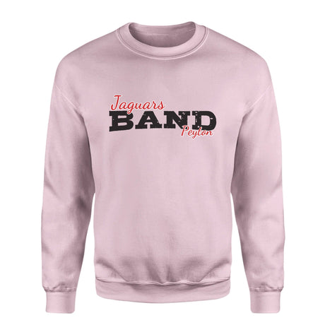 Custom Band Mascot and Musician Name on a Sweatshirt with a Black Graphic