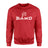 Basic Band with Musician Icon on a Sweatshirt with a White Graphic