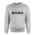 Custom Band Mascot and Musician Name on a Sweatshirt with a Black Graphic
