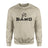 Basic Band with Musician Icon on a Sweatshirt with a Black Graphic