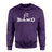 Basic Band with Musician Icon on a Sweatshirt with a White Graphic