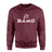Basic Band with Musician Icon on a Sweatshirt with a White Graphic