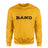 Custom Band Mascot and Musician Name on a Sweatshirt with a Black Graphic