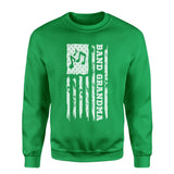 Band Grandma Vertical Flag on a Sweatshirt with a White Graphic