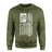 Band Grandpa Vertical Flag on a Sweatshirt with a White Graphic