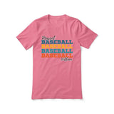 Personalized Baseball Baseball Baseball Shirt With Mascot and Baseball Player Name on a Unisex T-Shirt