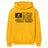 Baseball Grandma Horizontal Flag on a Hoodie with a Black Graphic
