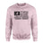 Baseball Grandma Horizontal Flag on a Sweatshirt with a Black Graphic