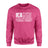Baseball Grandma Horizontal Flag on a Sweatshirt with a White Graphic