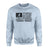 Baseball Grandma Horizontal Flag on a Sweatshirt with a Black Graphic