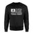 Baseball Grandma Horizontal Flag on a Sweatshirt with a White Graphic