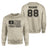 Baseball Grandpa Horizontal Flag With Baseball Player Name on a Sweatshirt with a Black Graphic