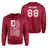 Baseball Grandpa Vertical Flag With Baseball Player Name on a Sweatshirt with a White Graphic