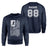 Baseball Grandpa Vertical Flag With Baseball Player Name on a Sweatshirt with a White Graphic