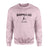 Basketball Dad with Basketball Player Icon and Basketball Player Name on a Sweatshirt with a Black Graphic