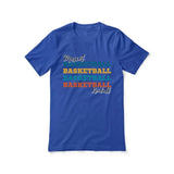 Personalized Basketball Basketball Basketball Shirt With Mascot and Basketball Player Name on a Unisex T-Shirt