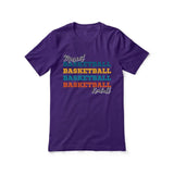 Personalized Basketball Basketball Basketball Shirt With Mascot and Basketball Player Name on a Unisex T-Shirt