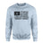 Basketball Grandpa Horizontal Flag on a Sweatshirt with a Black Graphic