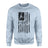 Basketball Grandpa Vertical Flag on a Sweatshirt with a Black Graphic