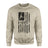 Basketball Grandpa Vertical Flag on a Sweatshirt with a Black Graphic